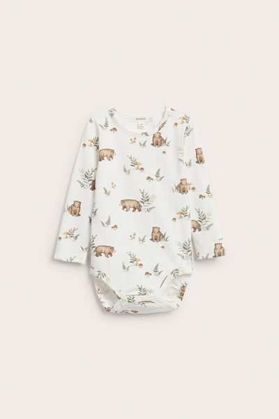 Baby full-patterned bodysuit