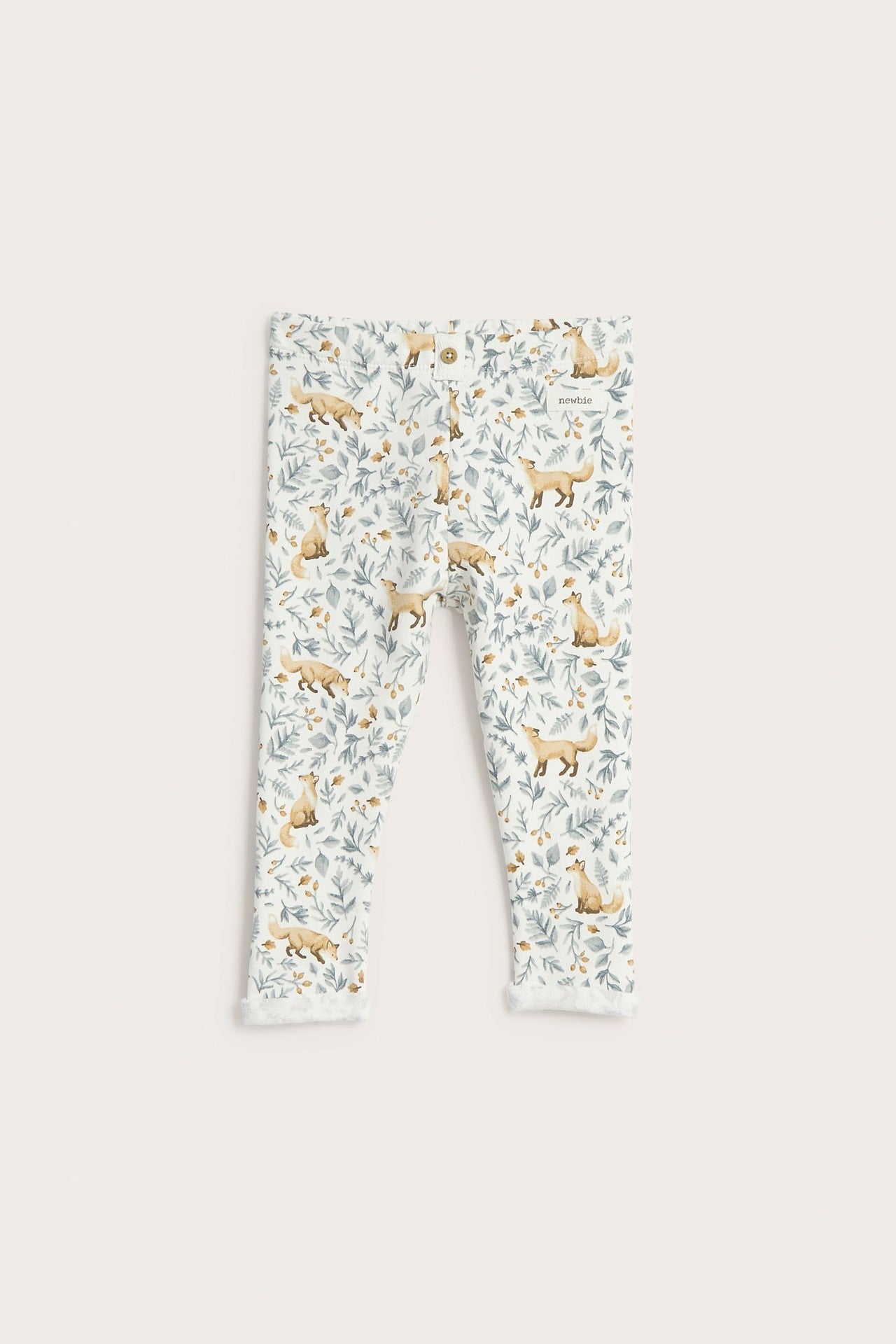 Baby leggings with all-over pattern