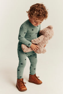 Baby green wool bodysuit