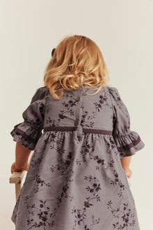 Baby lilac floral dress with frills
