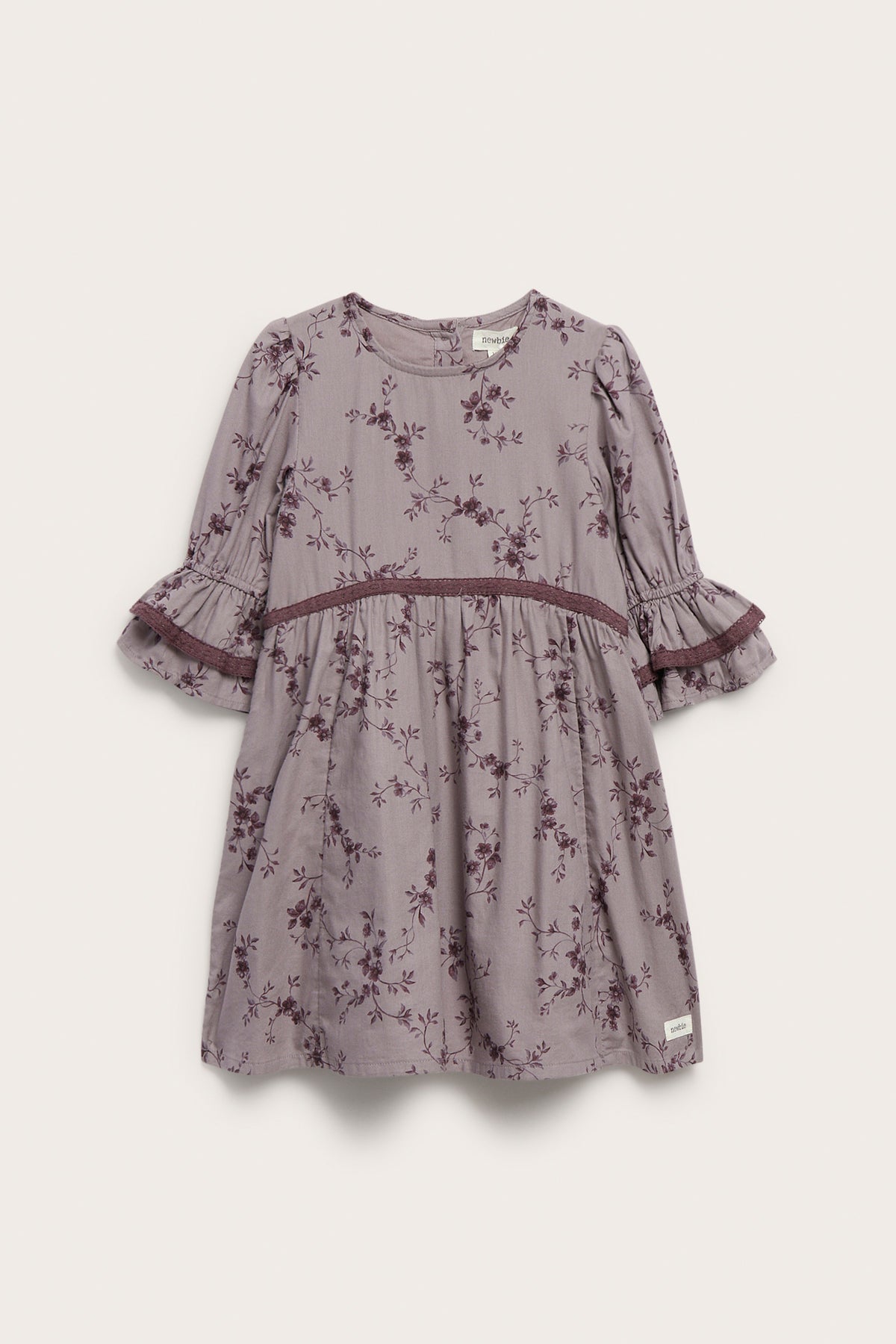 Kids lilac floral dress