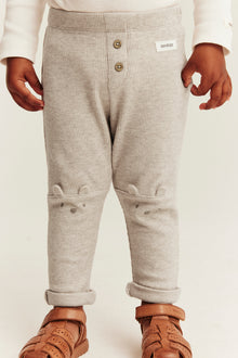 Baby beige waffle leggings