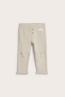 Baby beige waffle leggings
