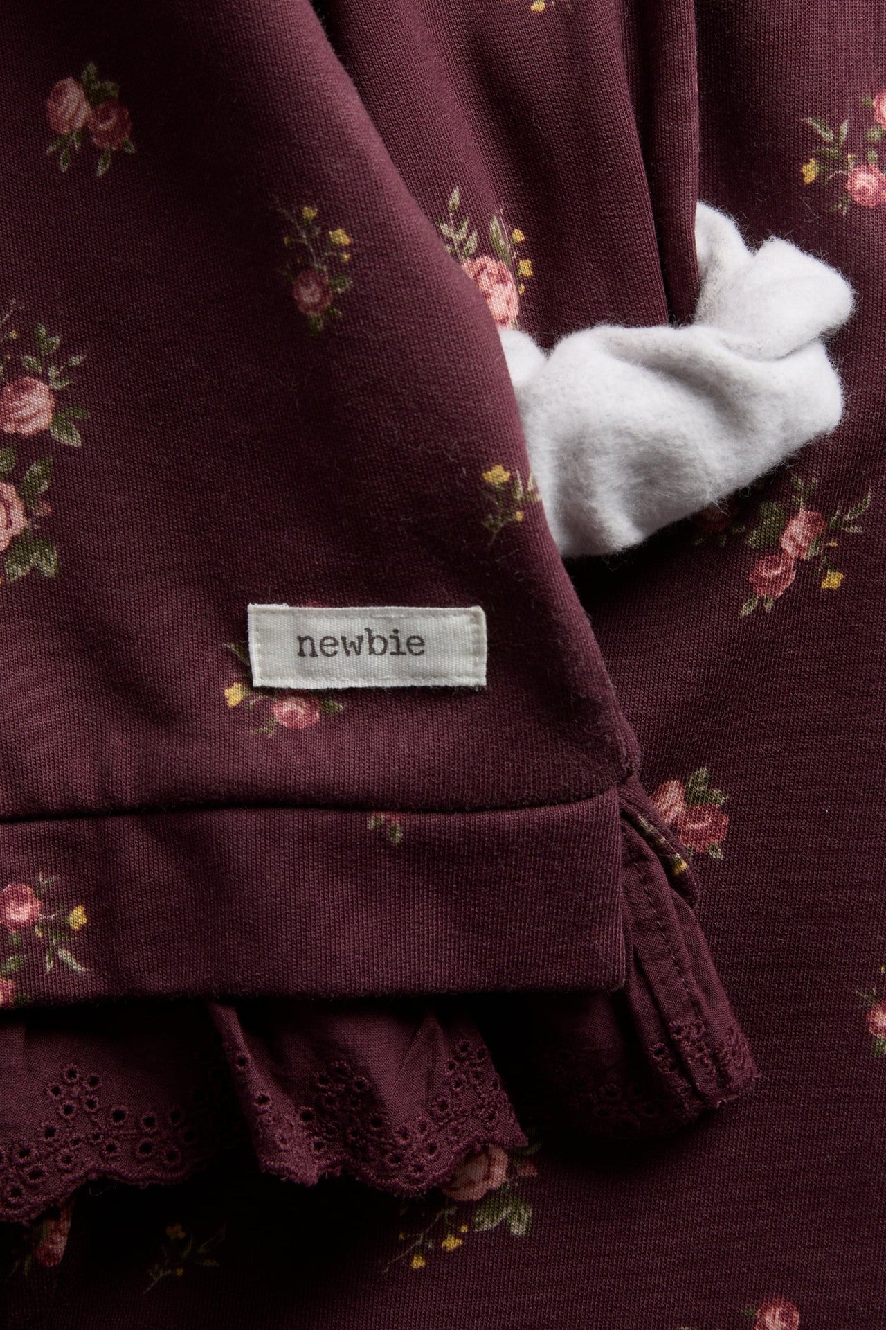 Baby & Kids sweatshirt with lace frill