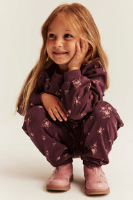 Baby & Kids sweatshirt with lace frill