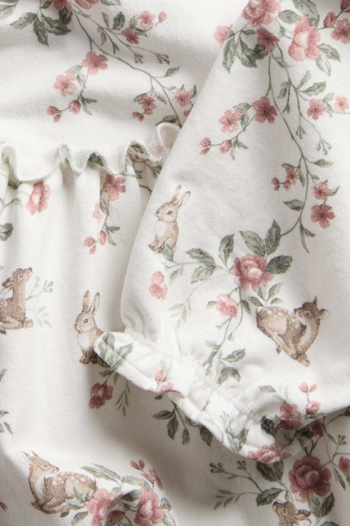 Kids floral jersey dress