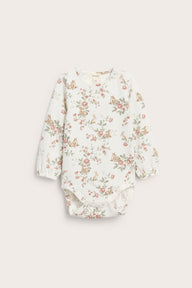 Baby floral long sleeve bodysuit