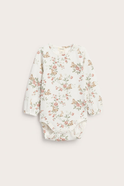 Baby floral long sleeve bodysuit