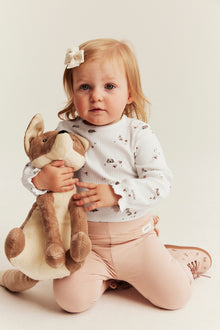 Baby floral ribbed bodysuit