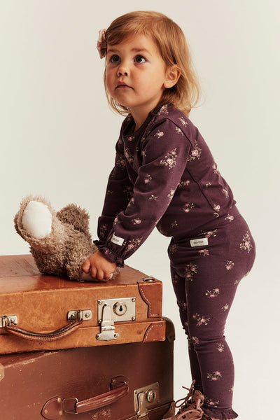 Baby long sleeve floral body