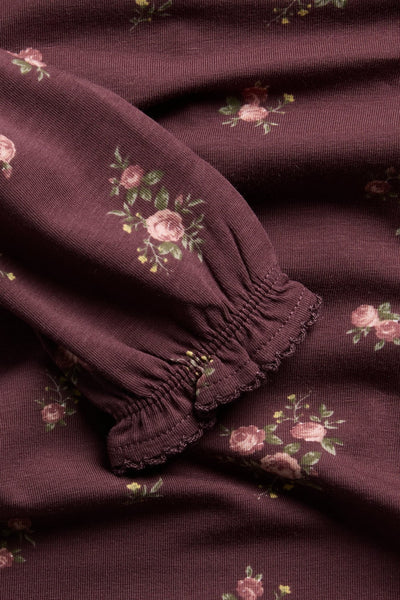 Baby long sleeve floral body