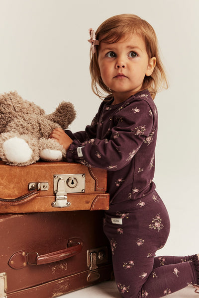 Baby long sleeve floral body