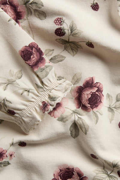 Baby long sleeve floral body