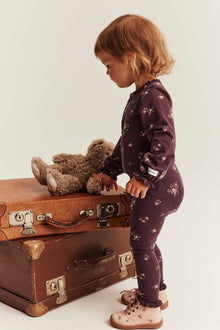 Baby floral leggings with frill