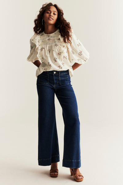Women’s floral lace blouse