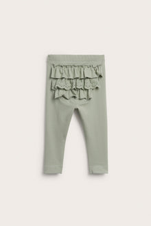 Baby leggings with frills