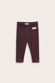 Baby purple leggings with frills
