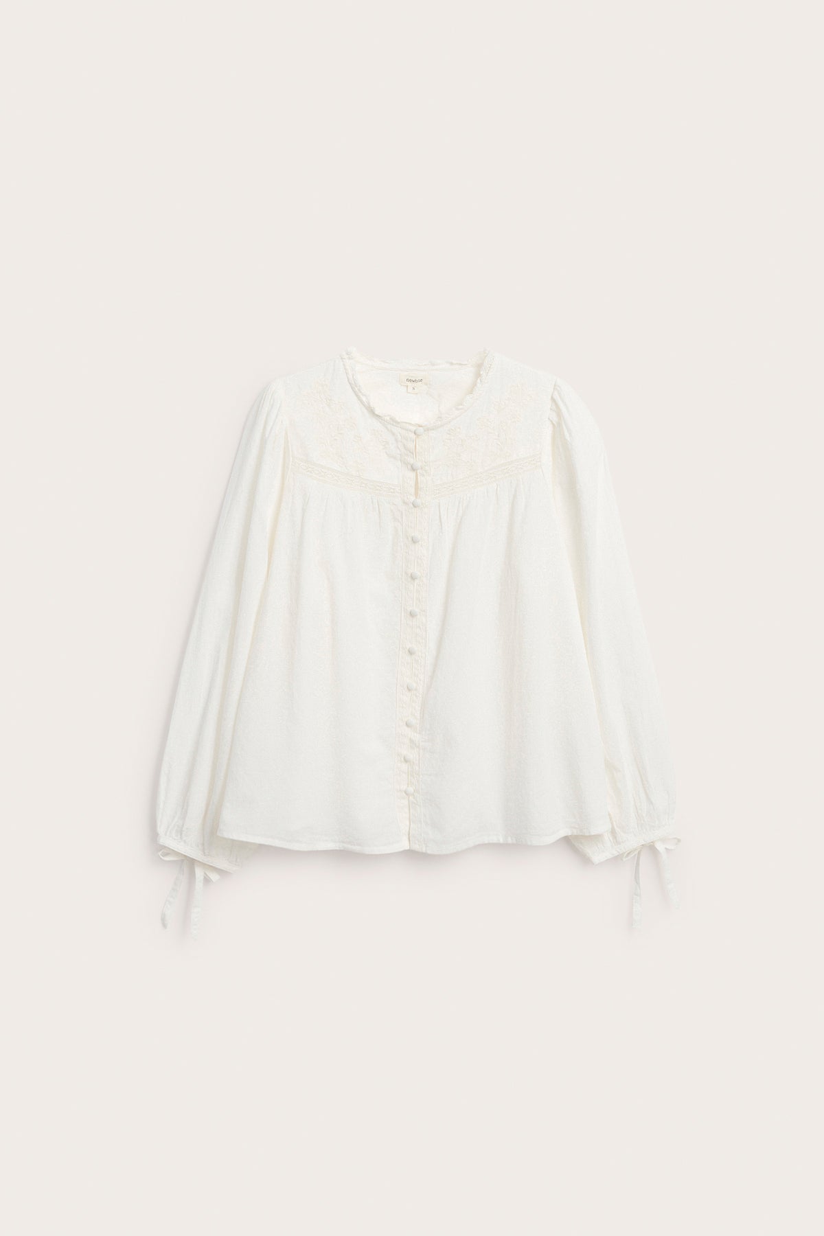 Women’s white embroidered blouse