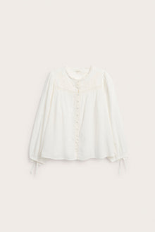 Women’s white embroidered blouse