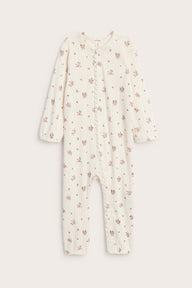 Baby pyjamas with rose pattern