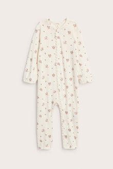 Baby pyjamas with rose pattern