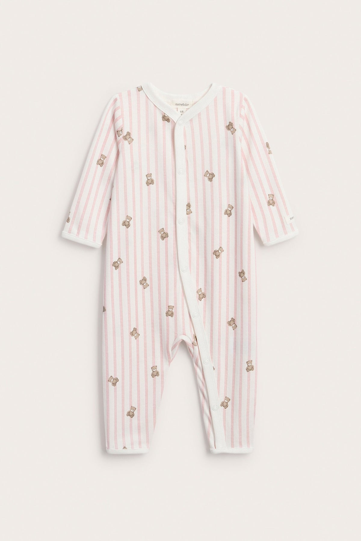Baby white pyjamas with teddy bears
