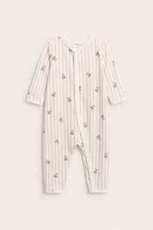 Baby white pyjamas with teddy bears
