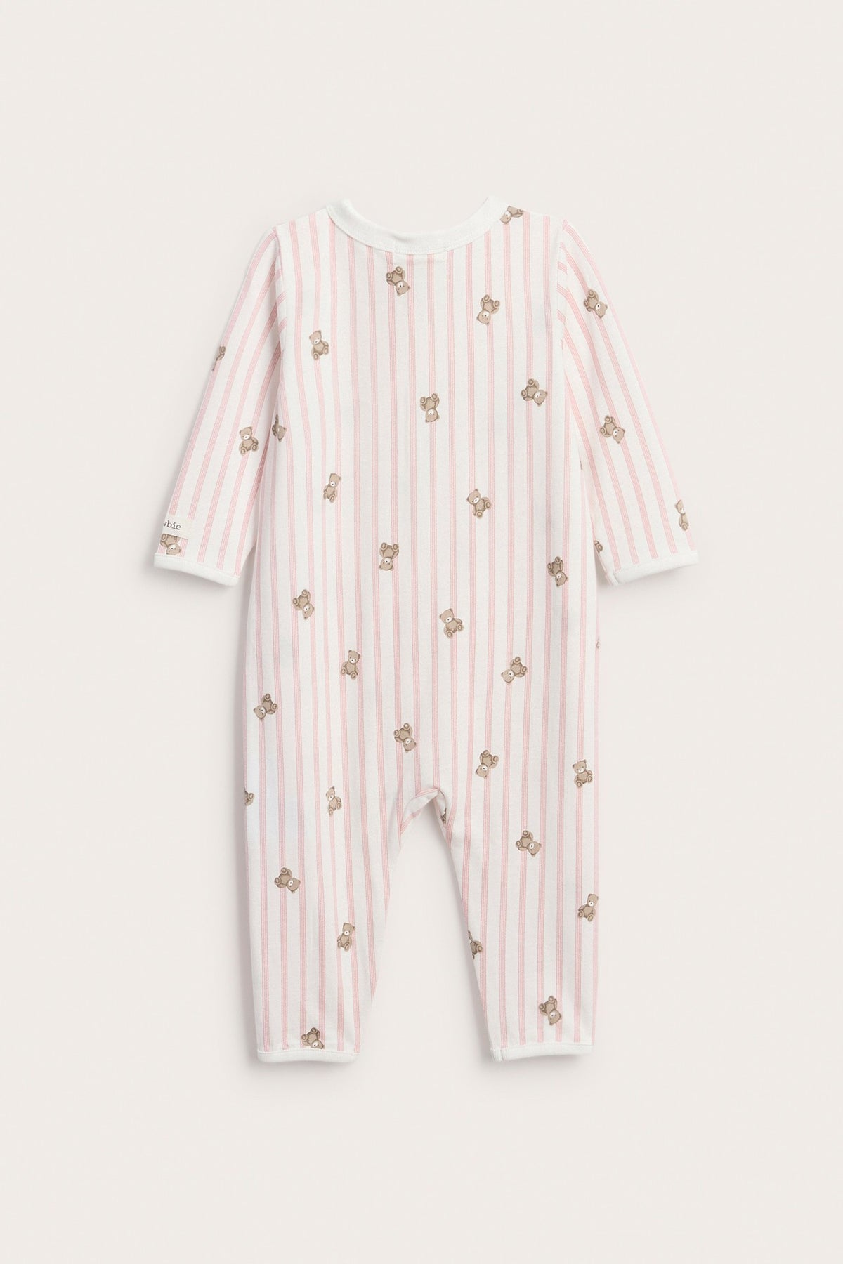 Baby white pyjamas with teddy bears