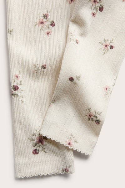 Baby Leggings with floral berries