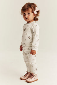 Baby Leggings with floral berries