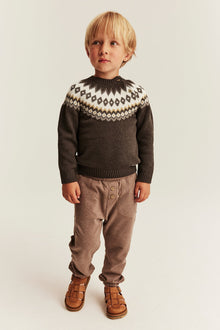 Baby & Kids brown knitted jumper