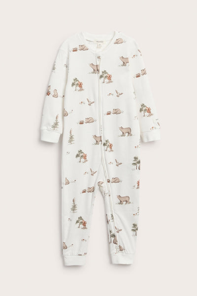 Baby pyjamas with forest animals