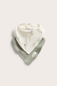 Baby dinosaur bibs (2-pack)