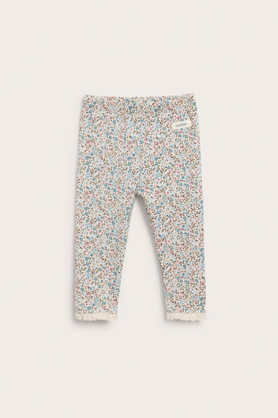 Baby floral warming knit leggings