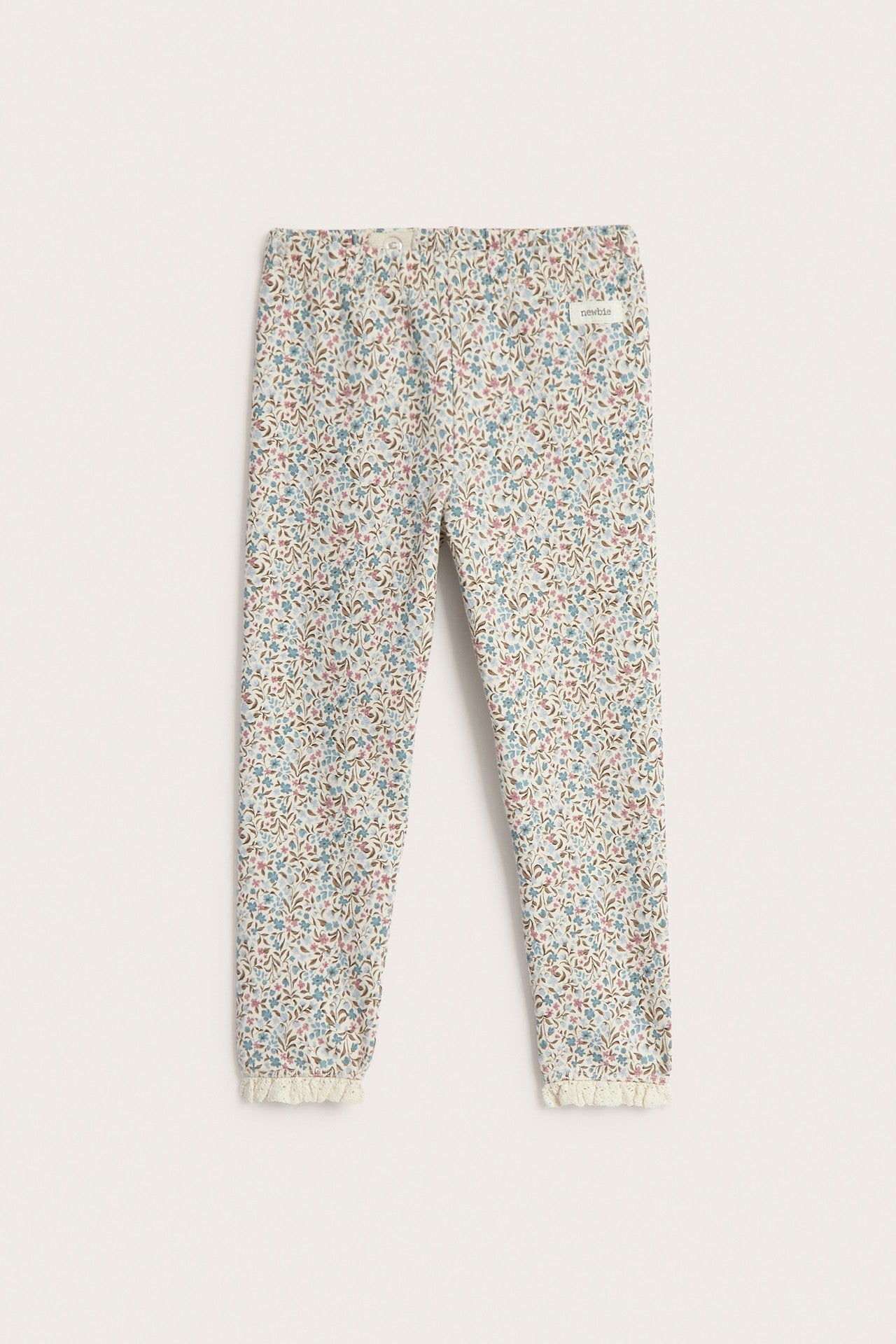 Kids leggings with floral print