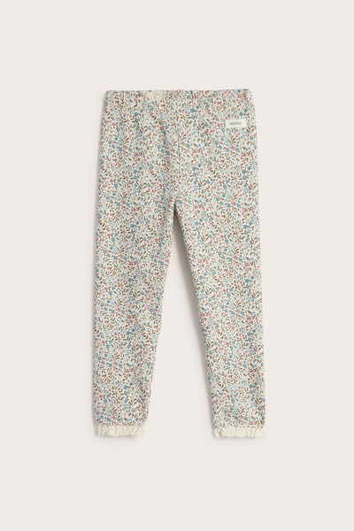 Kids leggings with floral print