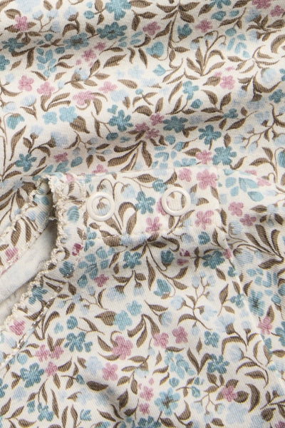 Baby bodysuit with floral print