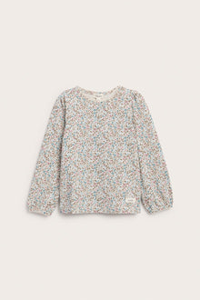 Baby & Kids floral top with picot collar