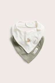 Baby bear-themed bibs (2-pack)