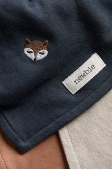 Baby fox motif bibs (3-pack)