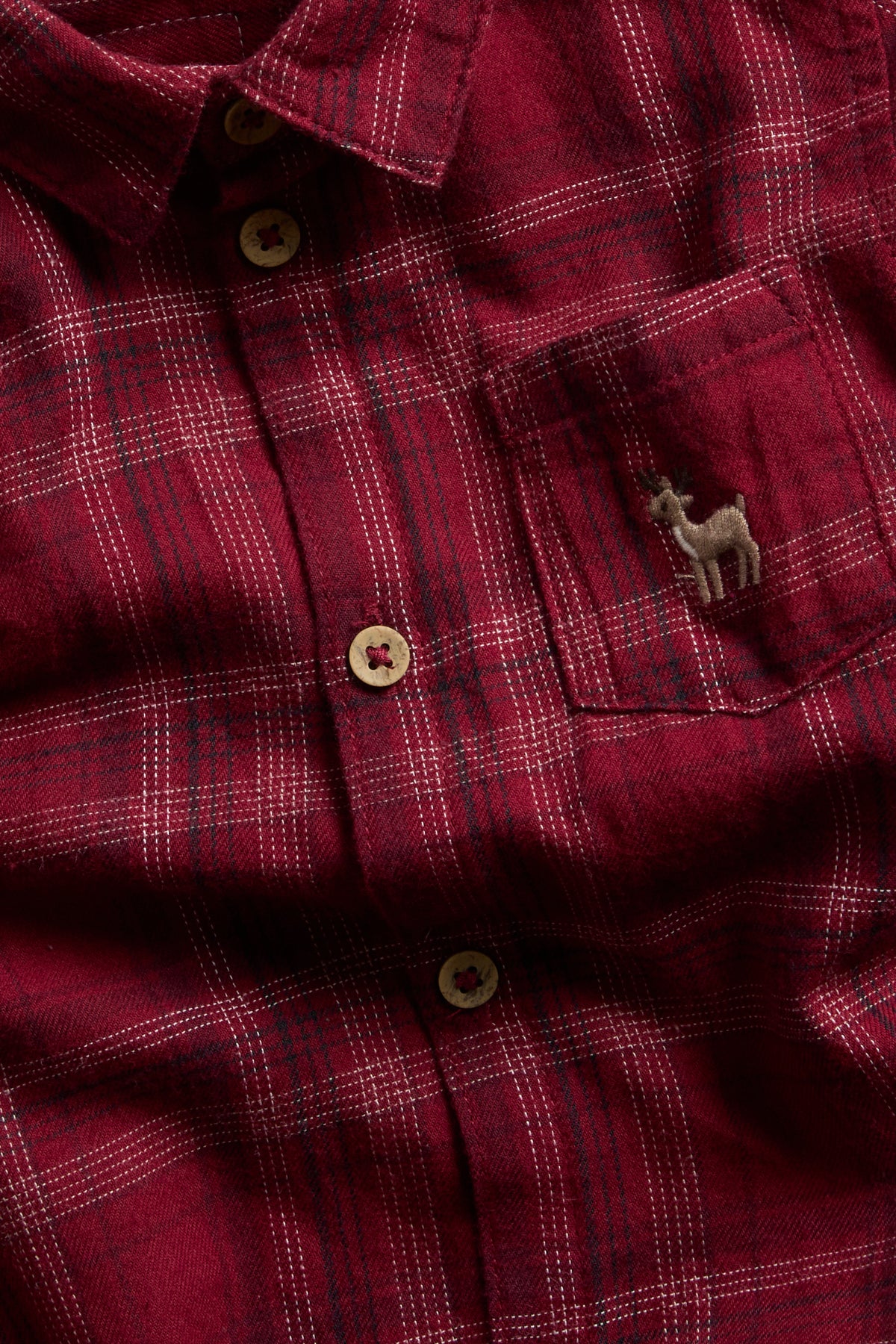 Baby red checked shirt bodysuit with collar