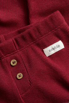 Baby red leggings with Christmas detail