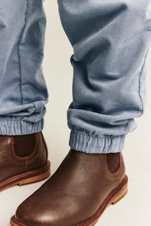 Kids blue trousers with teddy bear