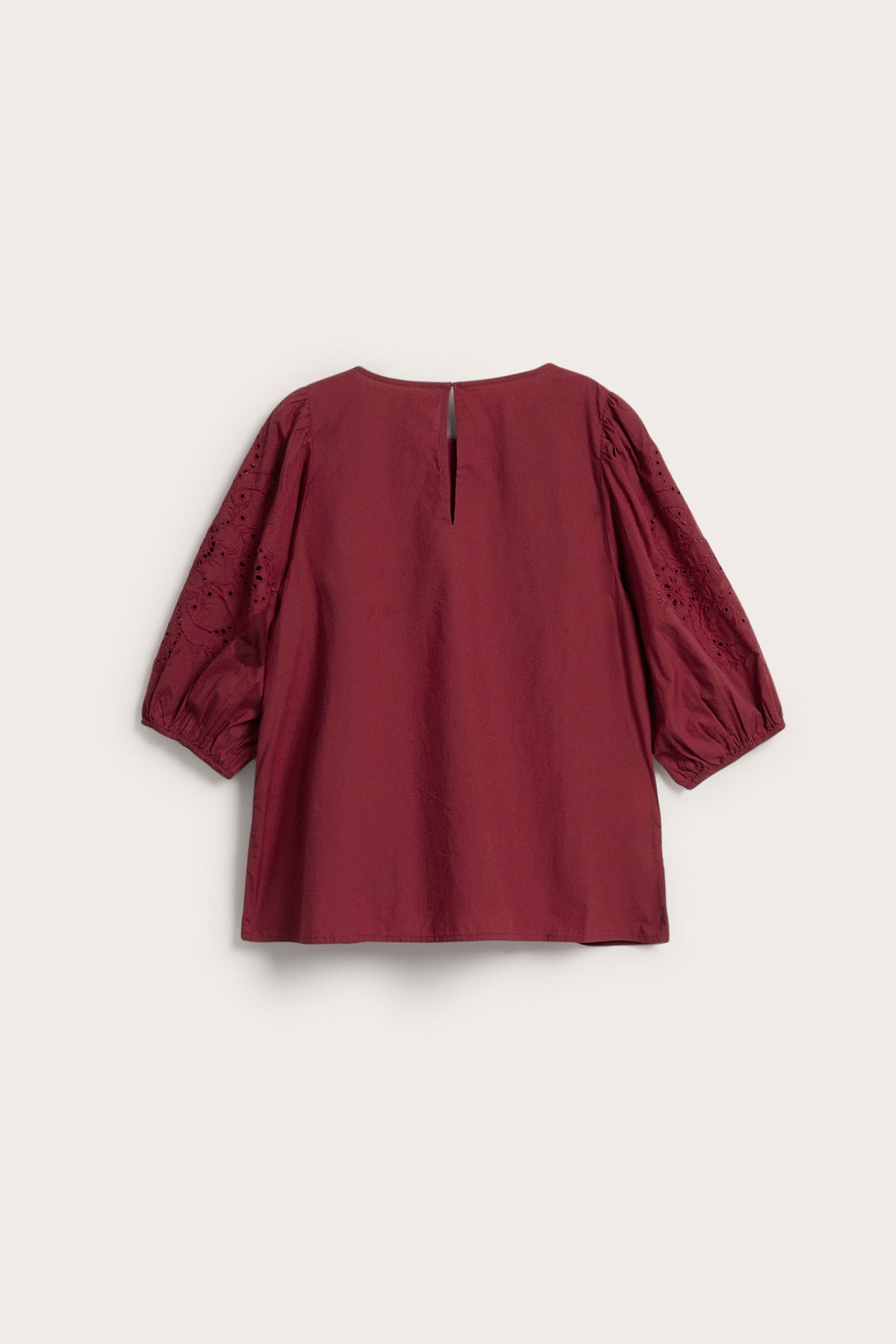 Women's red christmas blouse
