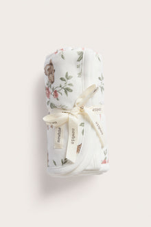 Baby floral blanket