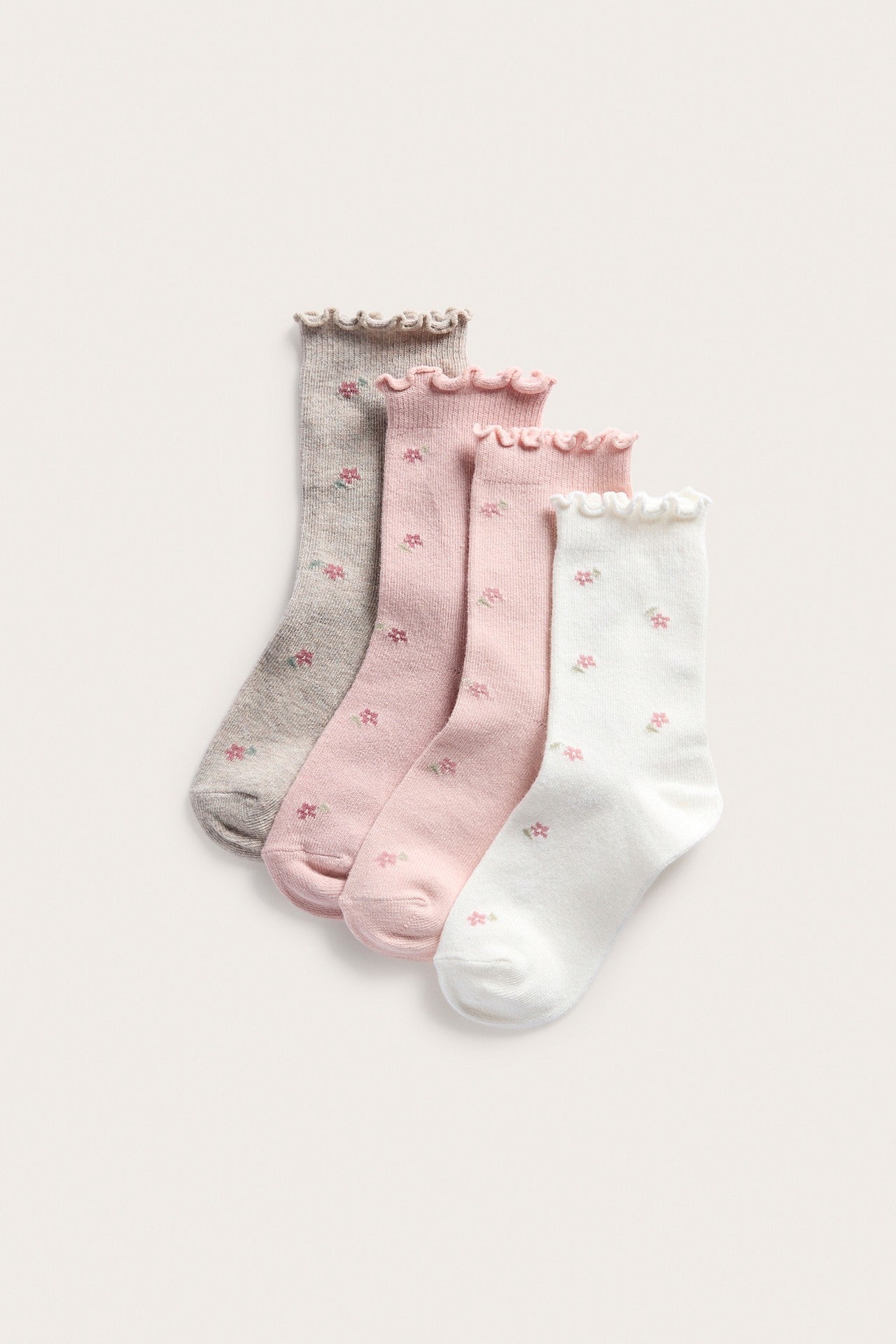 Kids floral socks (4-pack)