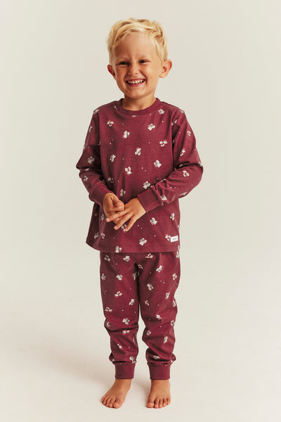 Baby & Kids red pyjamas with teddy bear motif