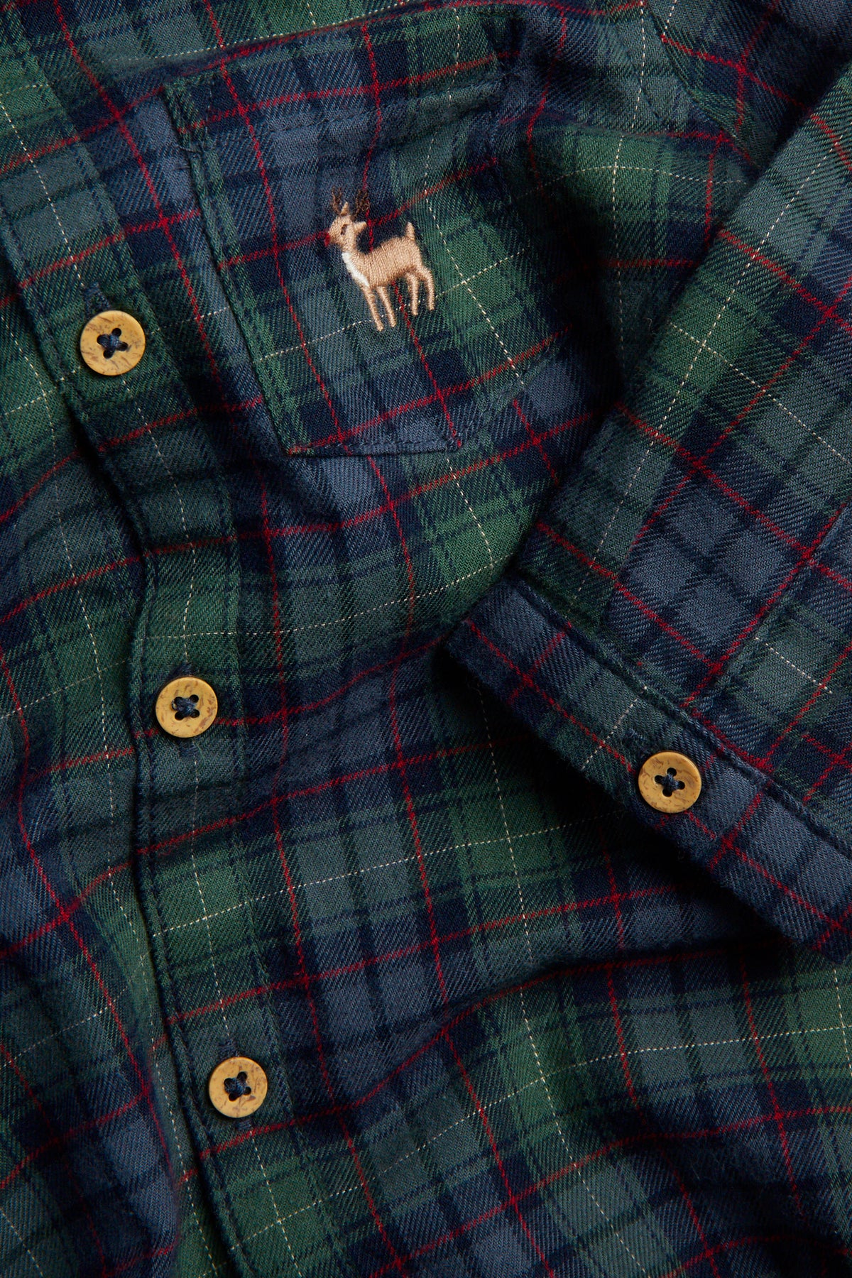Baby green checked shirt bodysuit with collar