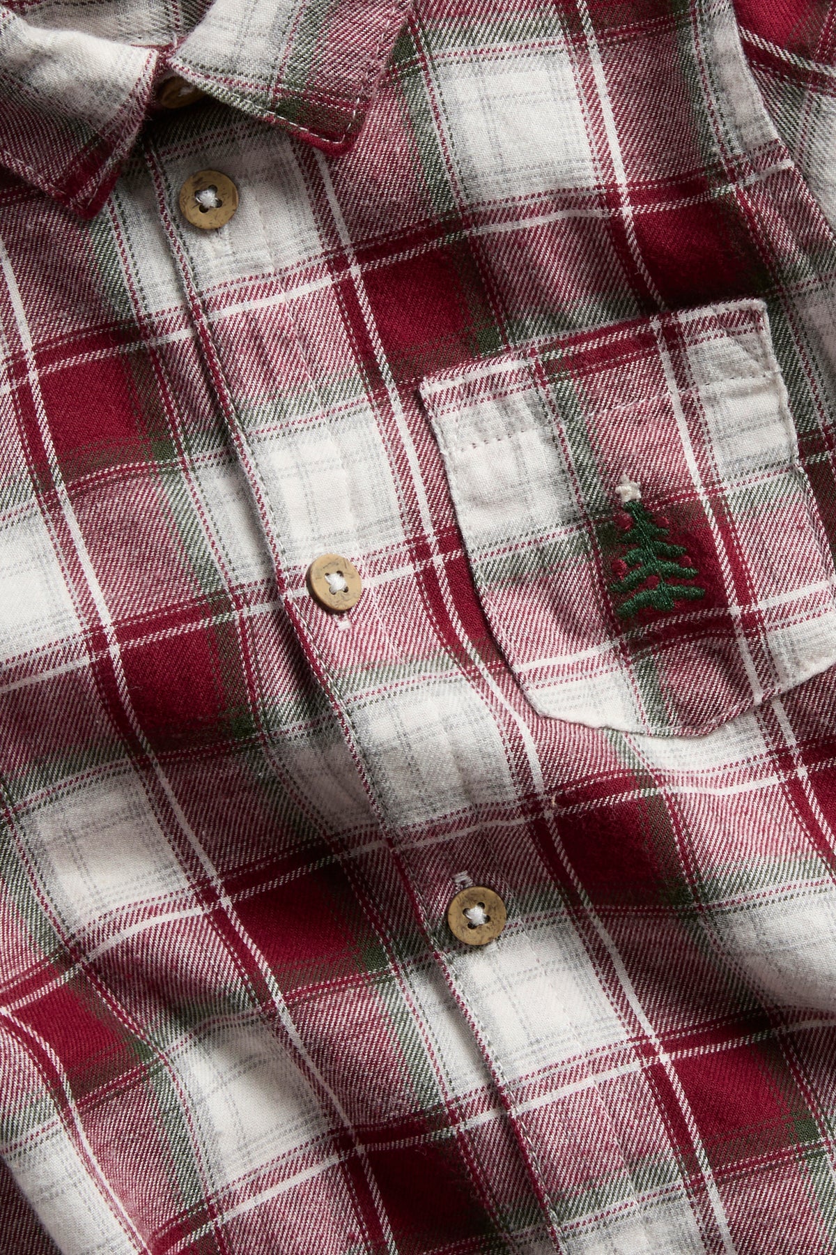 Baby red & white checked shirt bodysuit