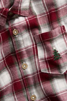Kids red & white checked Christmas